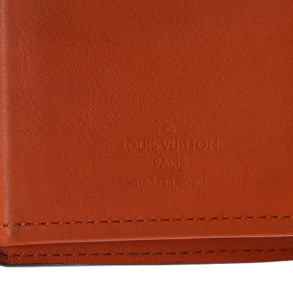Louis Vuitton Damier Graphite Stripe Brazza Wallet Orange 6 of 10