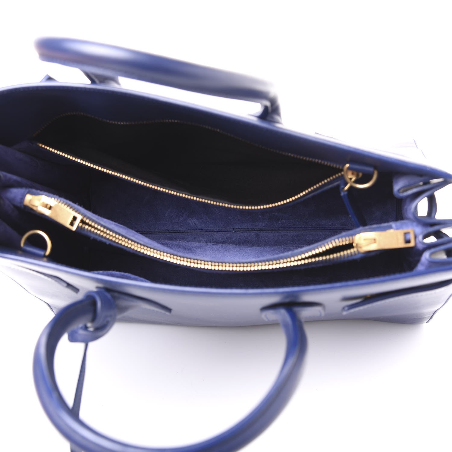 Saint Laurent Calfskin Small Sac De Jour New Marine 4 of 8
