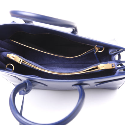 Saint Laurent Calfskin Small Sac De Jour New Marine 4 of 8