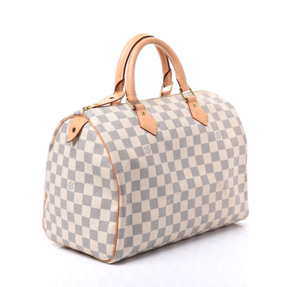 Louis Vuitton Damier Azur Speedy 30 2 of 12
