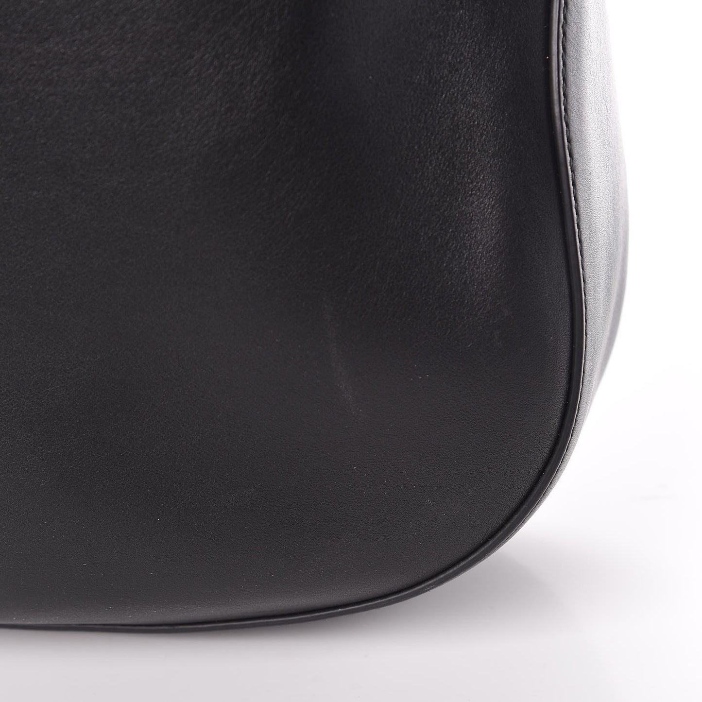 Calfskin Dog Embroidered Extra Large Dionysus Hobo Black