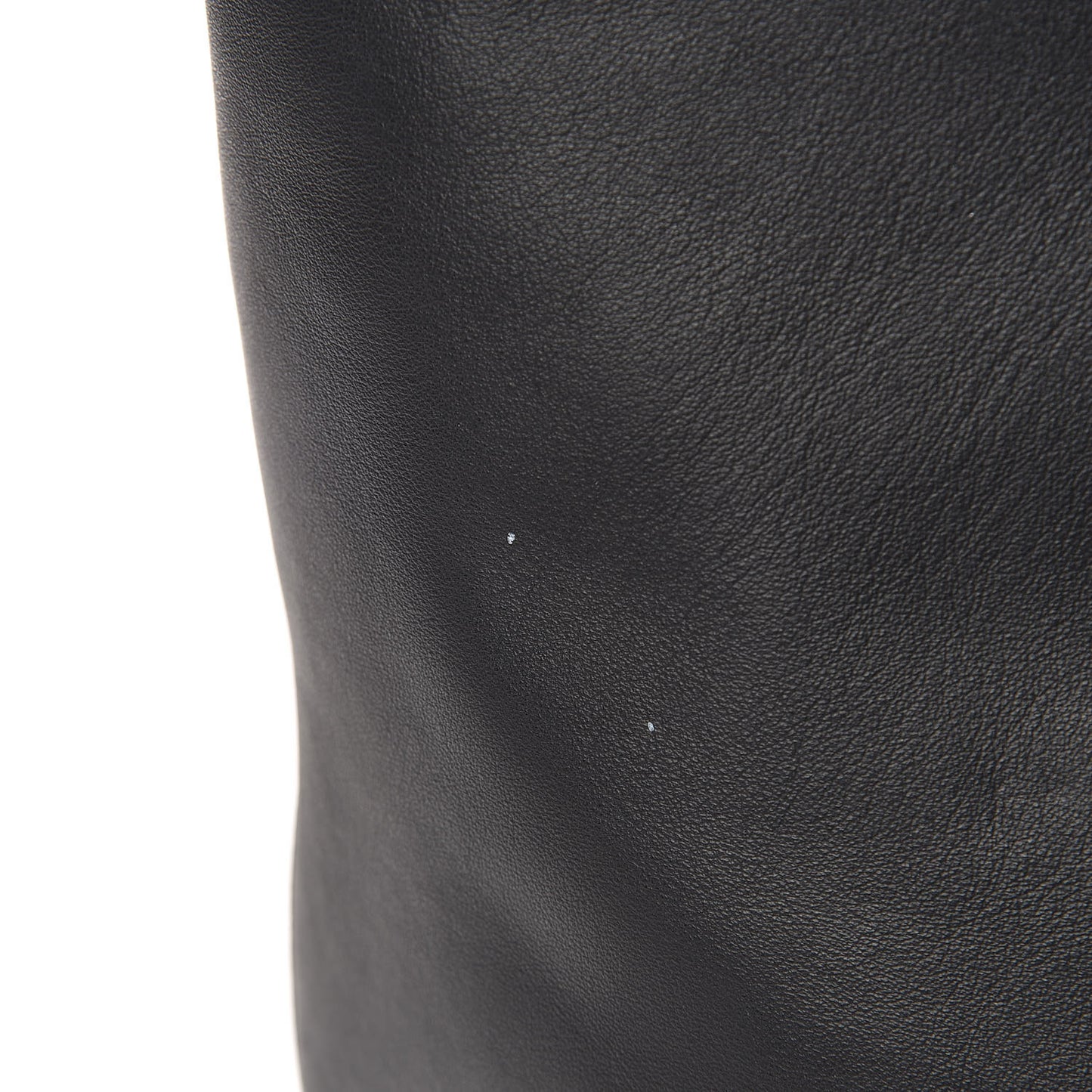 Calfskin Perforated Logo Tote Black