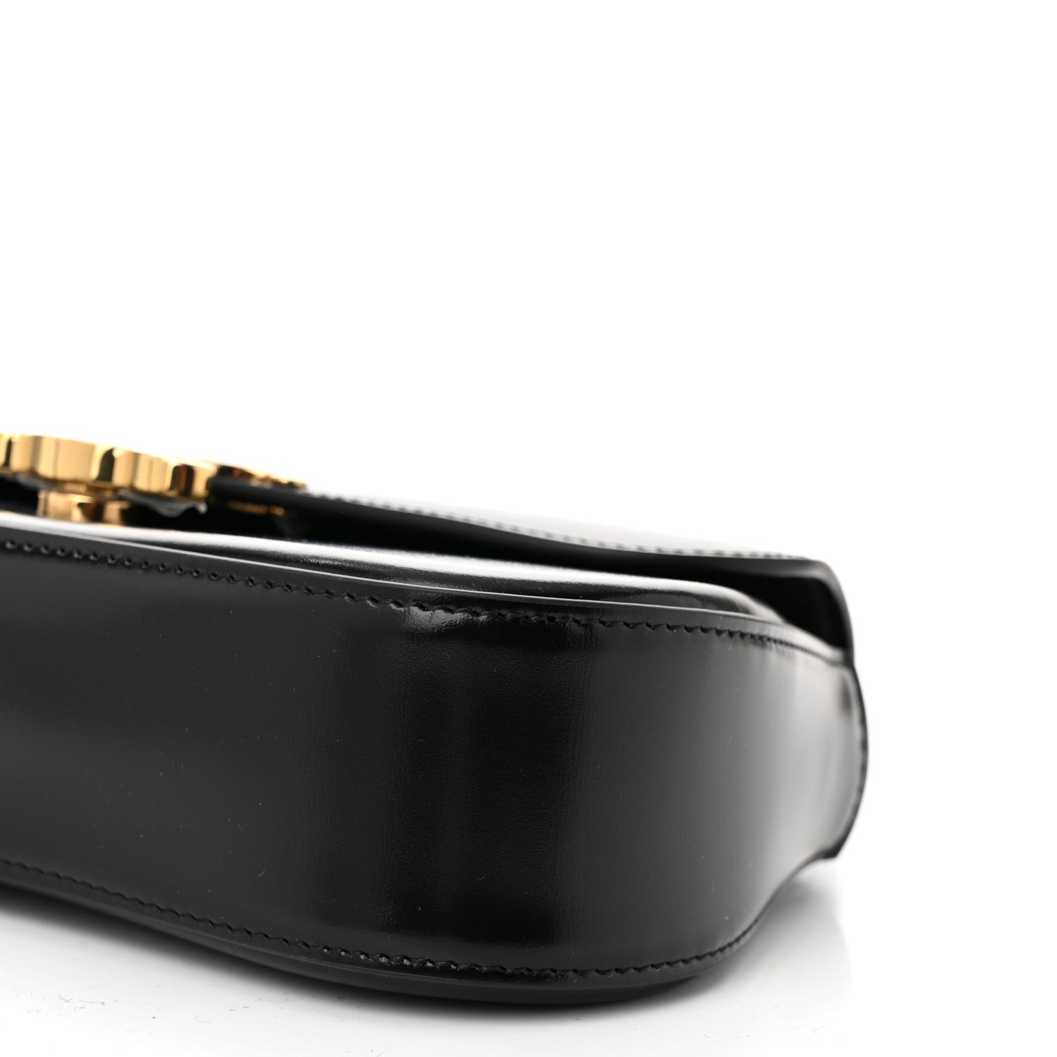 Celine Shiny Calfskin Teen Lola Bag Black 10 of 10