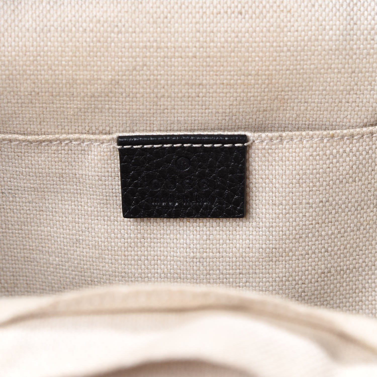 Gucci Pebbled Calfskin Soho Chain Backpack Black 5 of 14