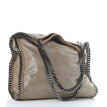 Stella McCartney Shaggy Deer Small Falabella Tote Taupe 3 of 11