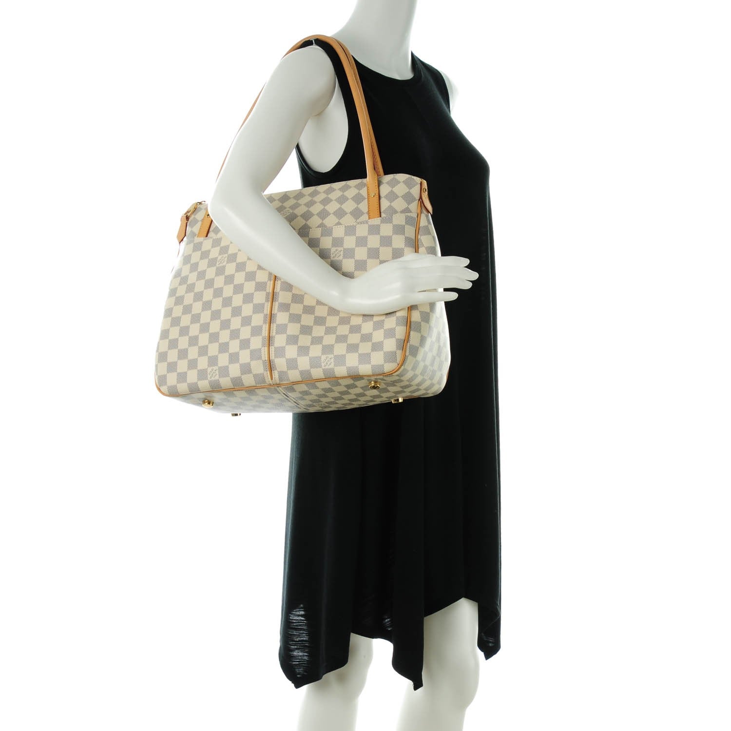 Louis Vuitton Damier Azur Figheri GM 2 of 8