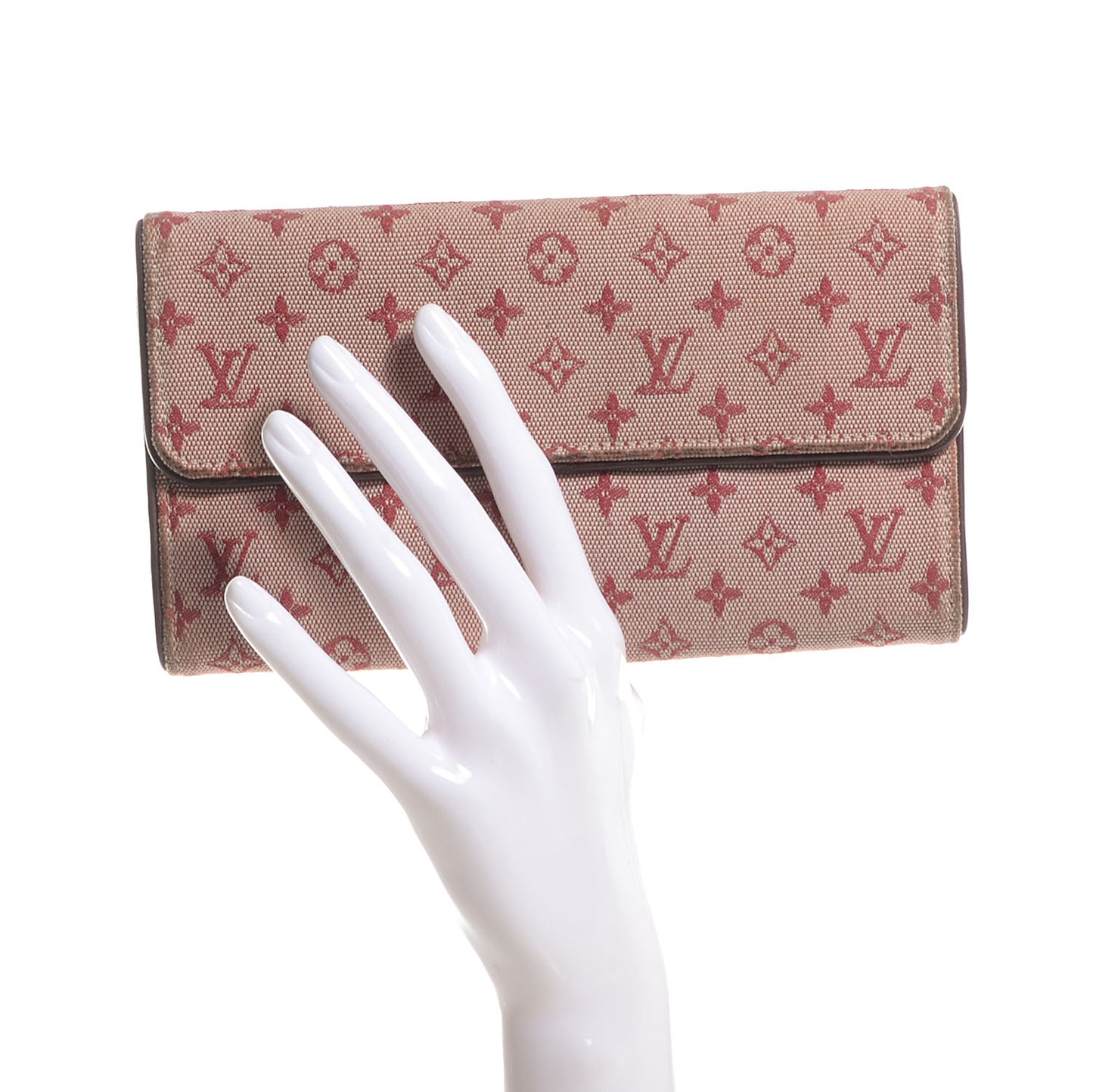 Mini Monogram Porte Tresor International Wallet Cherry