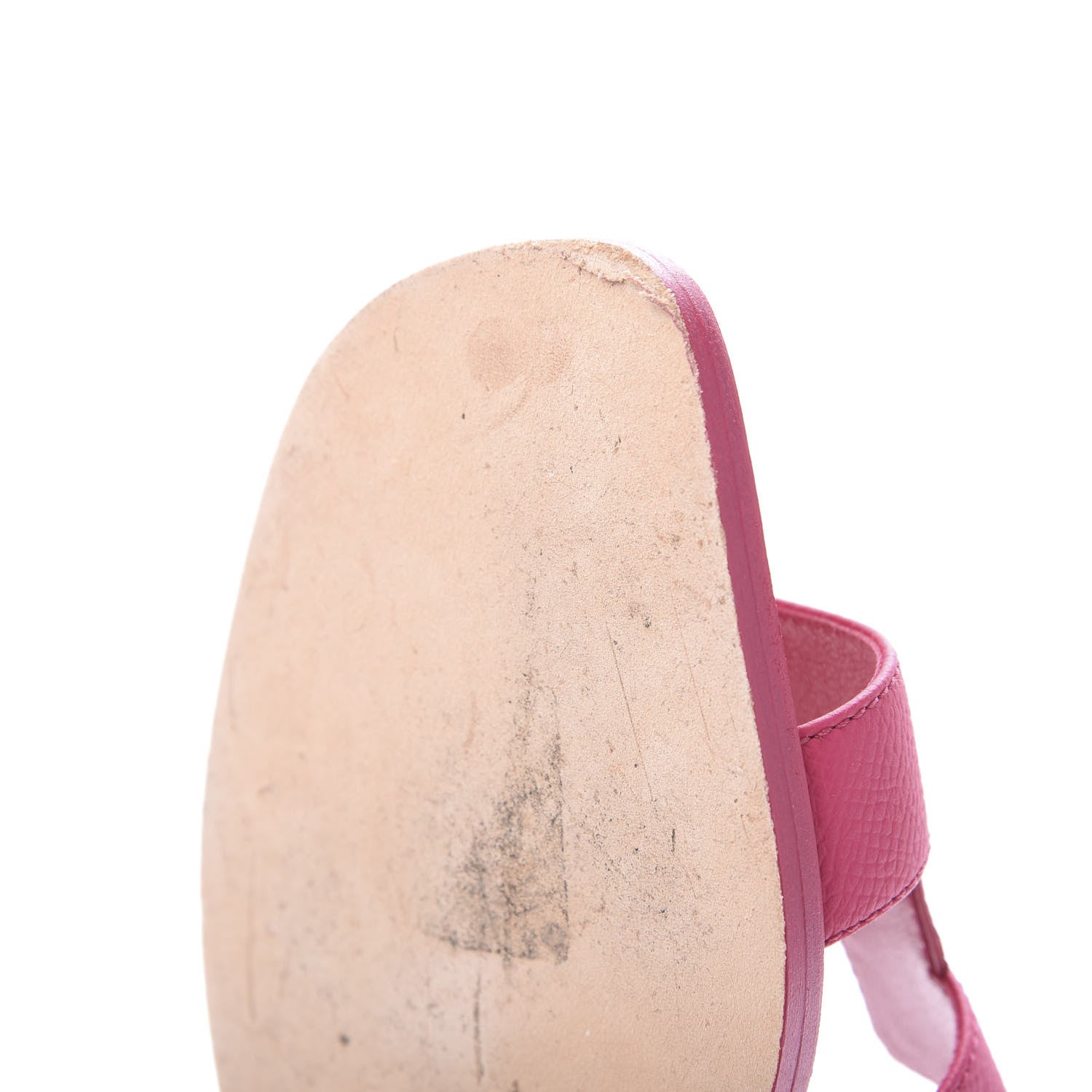 Hermes Epsom Oran Sandals 36 Rouge Azalee 9 of 10