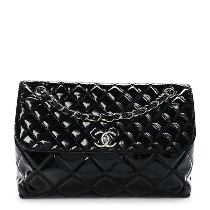 Chanel Vinyl Quilted In the Business Flap Bag Black 1 of 9