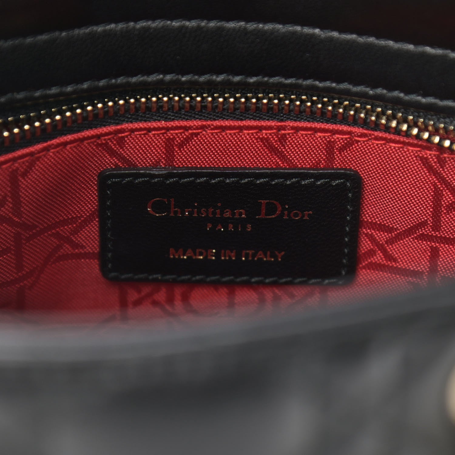 Christian Dior Lambskin Cannage Small Lucky Badges My Lady Dior Black 6 of 12