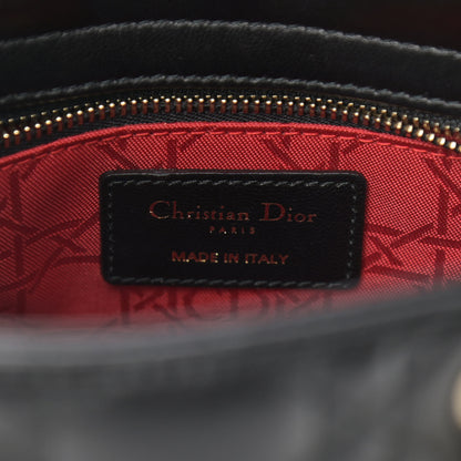 Christian Dior Lambskin Cannage Small Lucky Badges My Lady Dior Black 6 of 12