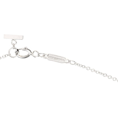 Tiffany 18K White Gold Small T Smile Pendant Necklace 4 of 6