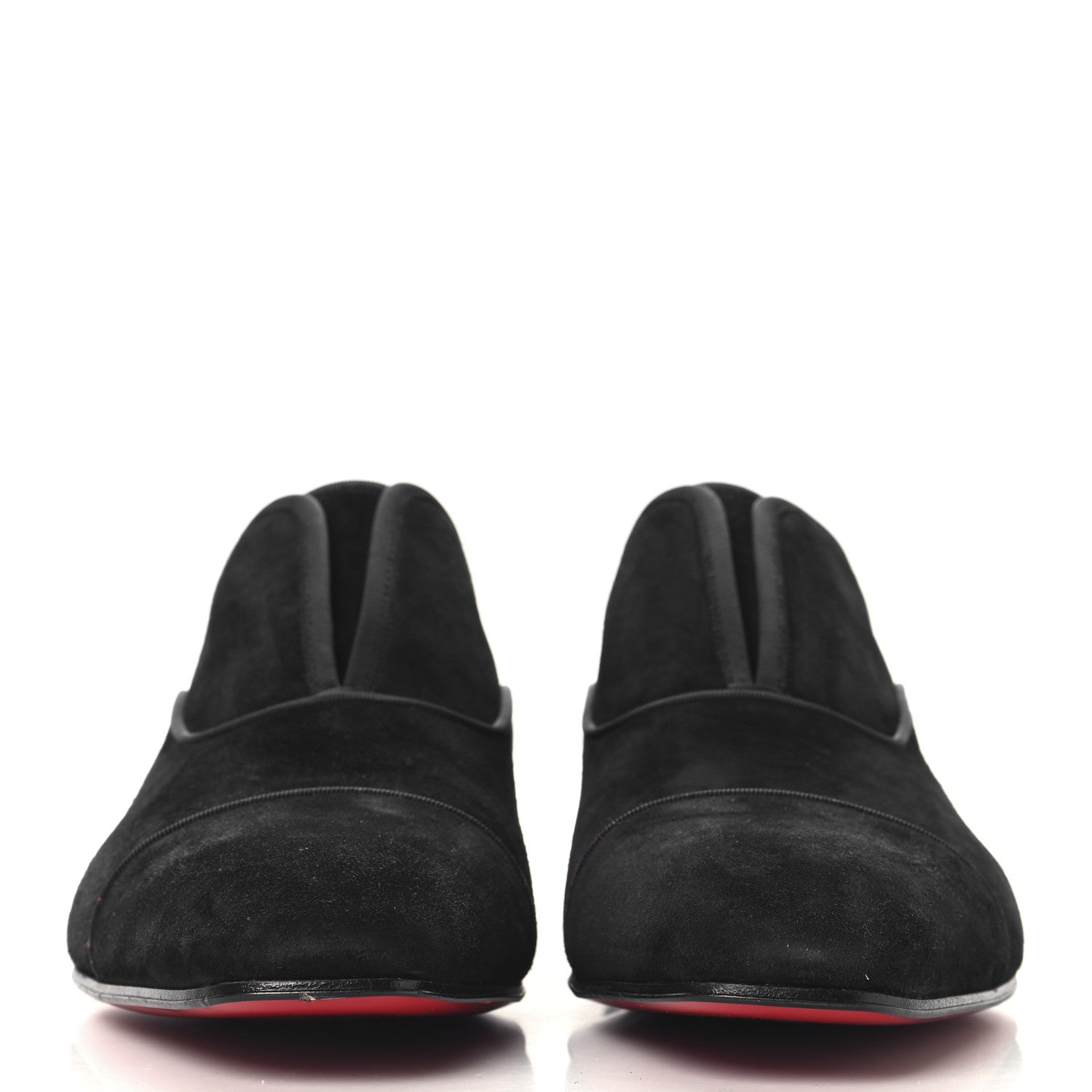 Christian Louboutin Veau Velours Mens Alpha Male Flat 42.5 Black 3 of 9