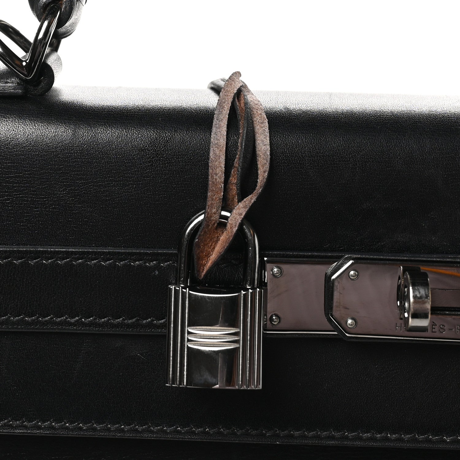 Hermes Box Kelly Retourne 32 Black 12 of 12