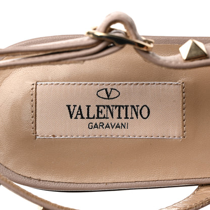 Valentino Garavani Nappa Rockstud Slingback Flats 39 Poudre 6 of 8