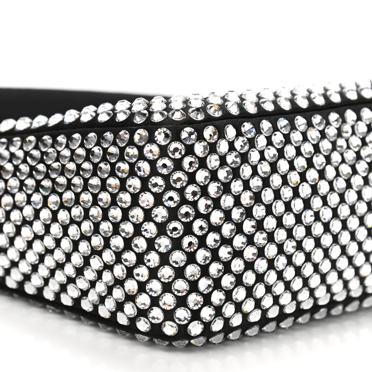 Satin Crystal Mini Re-Edition 2000 Bag Cristal
