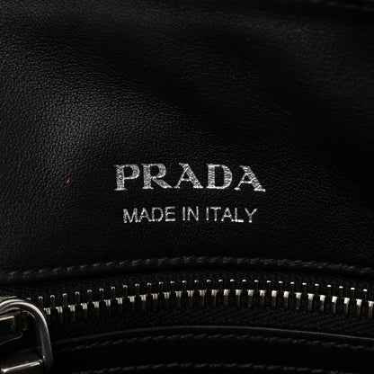 Prada Grace Lux Comic Print Bowler Bag Fuoco Black 6 of 11
