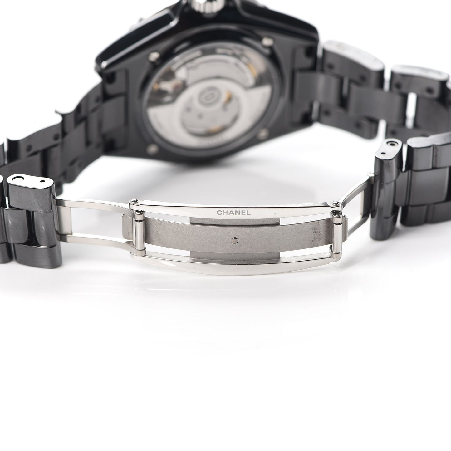 Stainless Steel Ceramic 38mm J12 Automatic Watch Black