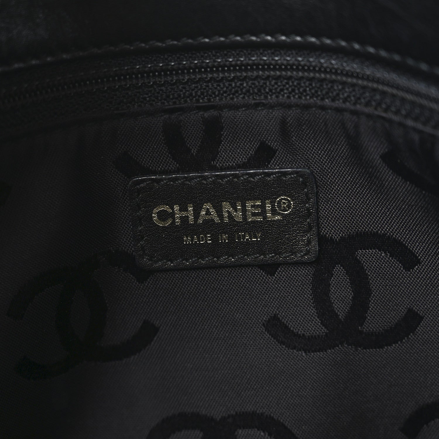 Chanel Calfskin Wild Stitch Large Tote Black 6 of 10