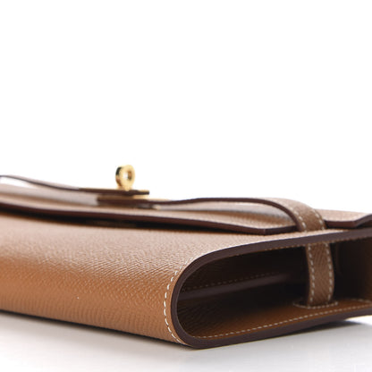 Hermes Epsom Kelly Wallet To Go Gold 8 of 11