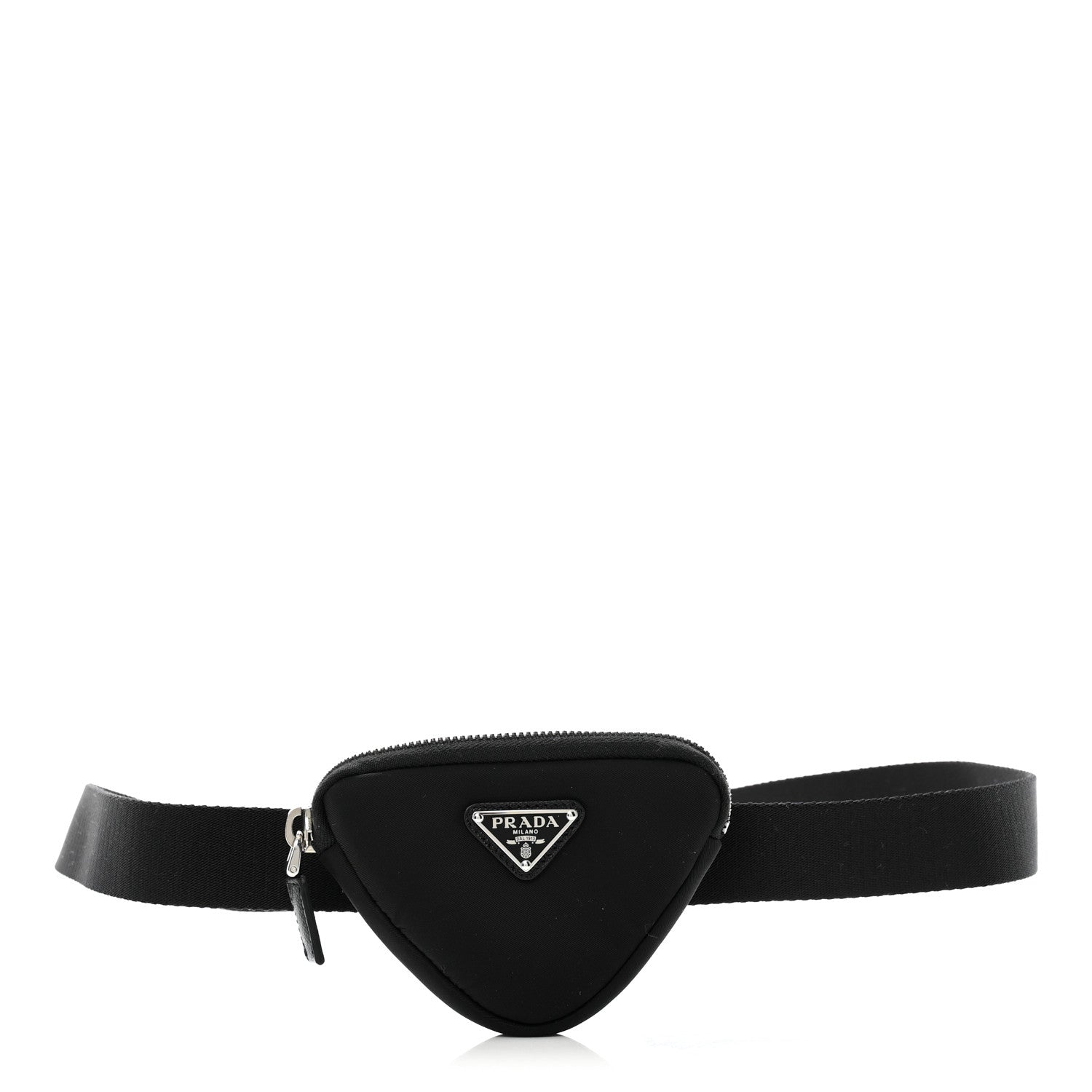 Prada Re-Nylon Belt With Triangle Pouch 85 34 Black 1 of 12