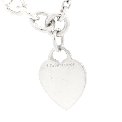 Tiffany Sterling Silver Heart Tag Toggle Necklace 5 of 5
