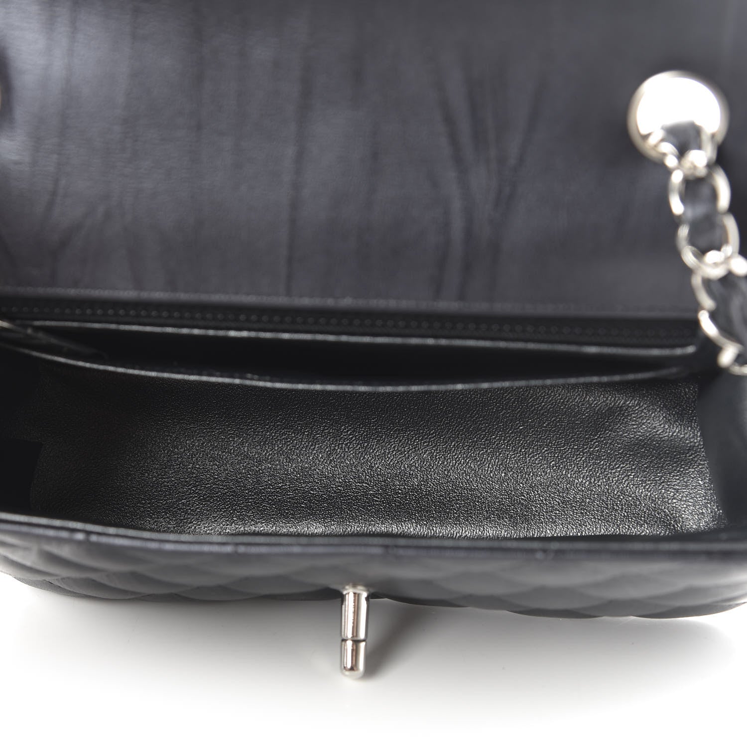 Chanel Calfskin Quilted Mini Rectangular Flap Black 5 of 10