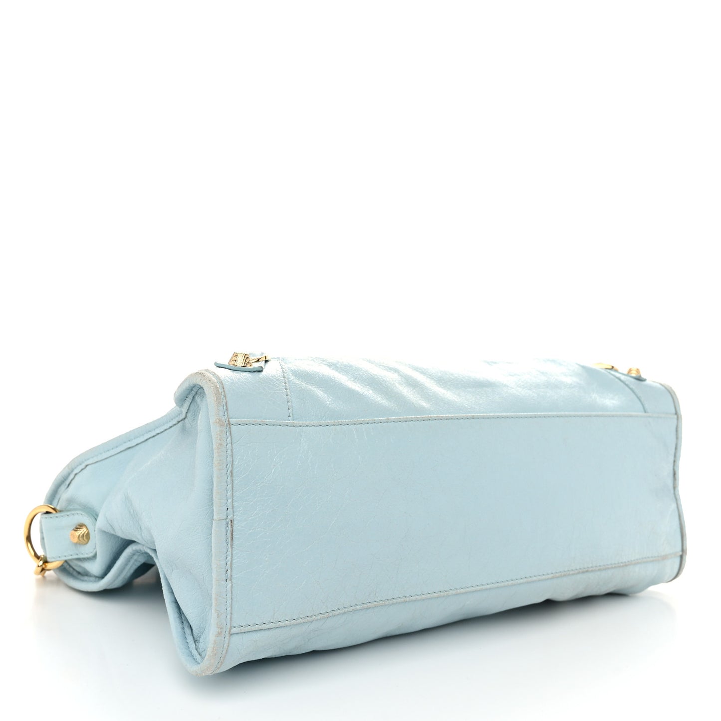 Agneau Giant 12 Gold Hardware City Bleu Dragee