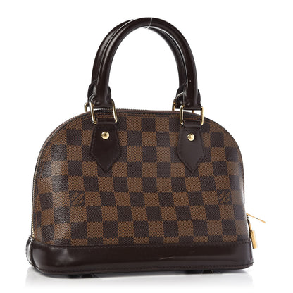 Louis Vuitton Damier Ebene Alma BB 3 of 8