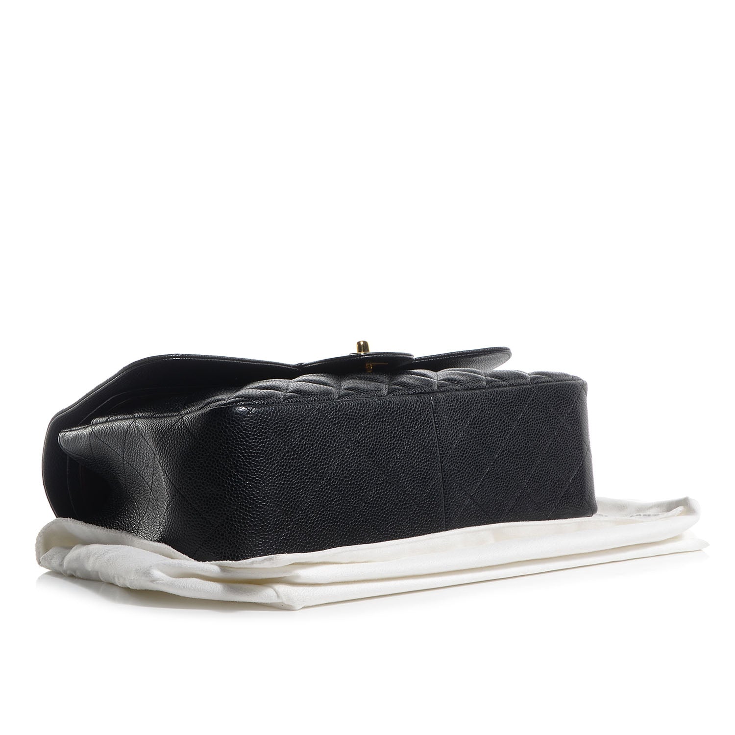Chanel Caviar Quilted Jumbo Double Flap Black 4 of 8