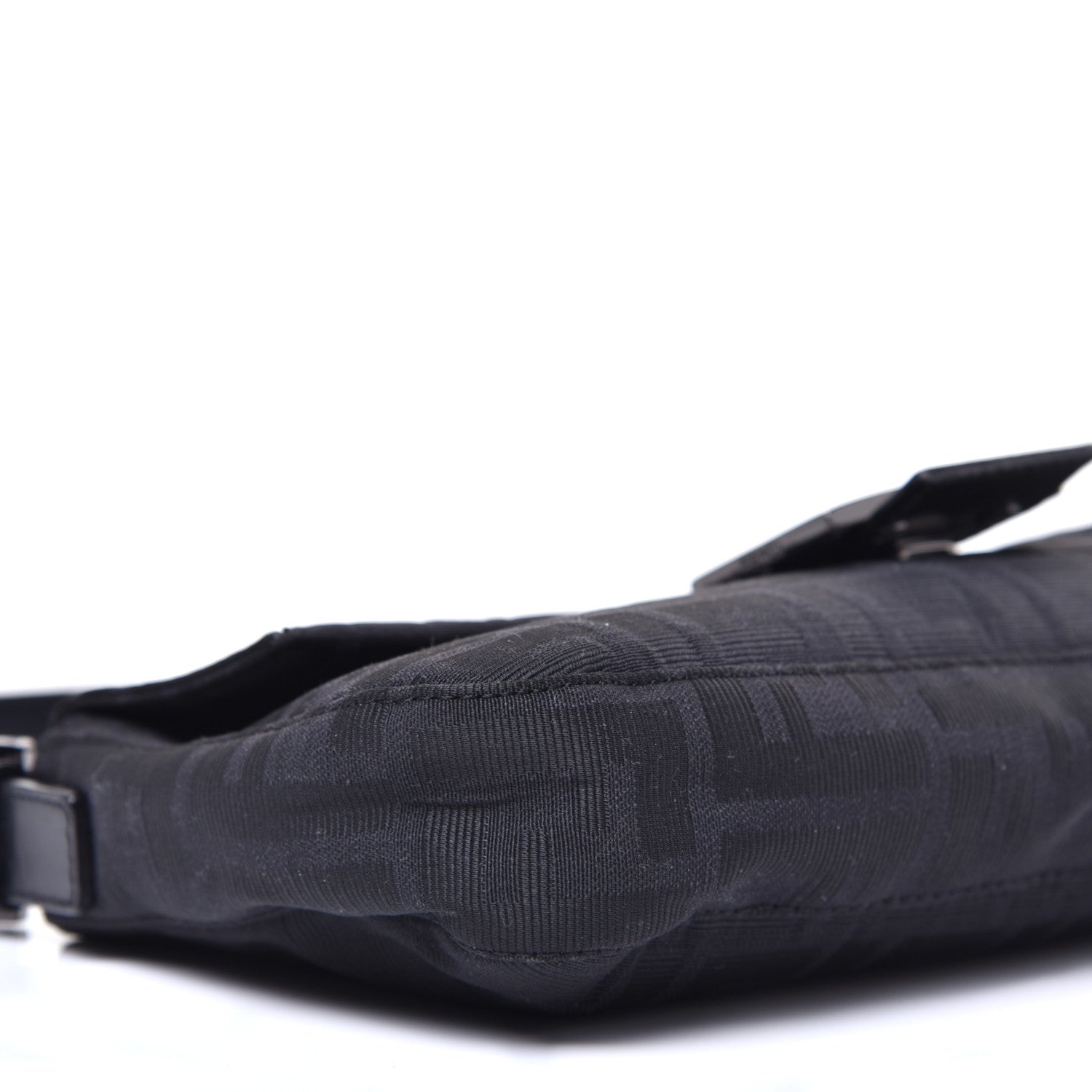 Fendi Nylon Zucca Baguette Black 7 of 8