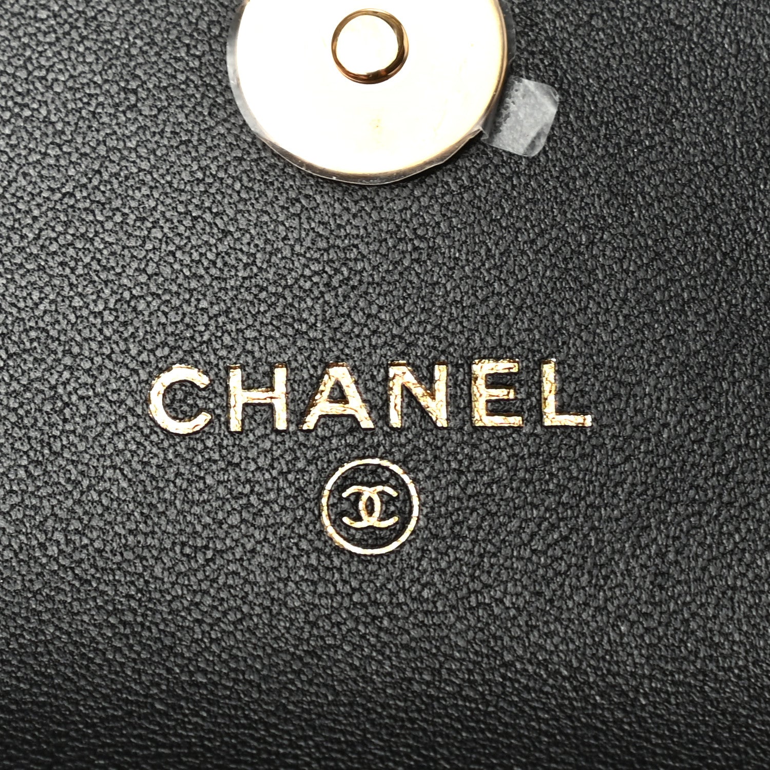 Chanel Lambskin Quilted CC Hook Card Holder Black 6 of 8