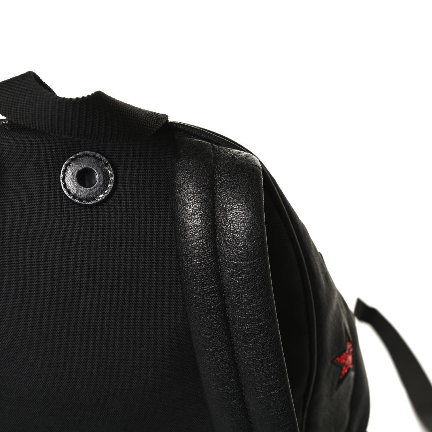 Saint Laurent Lambskin Star Applique Mini City California Backpack Black 14 of 30