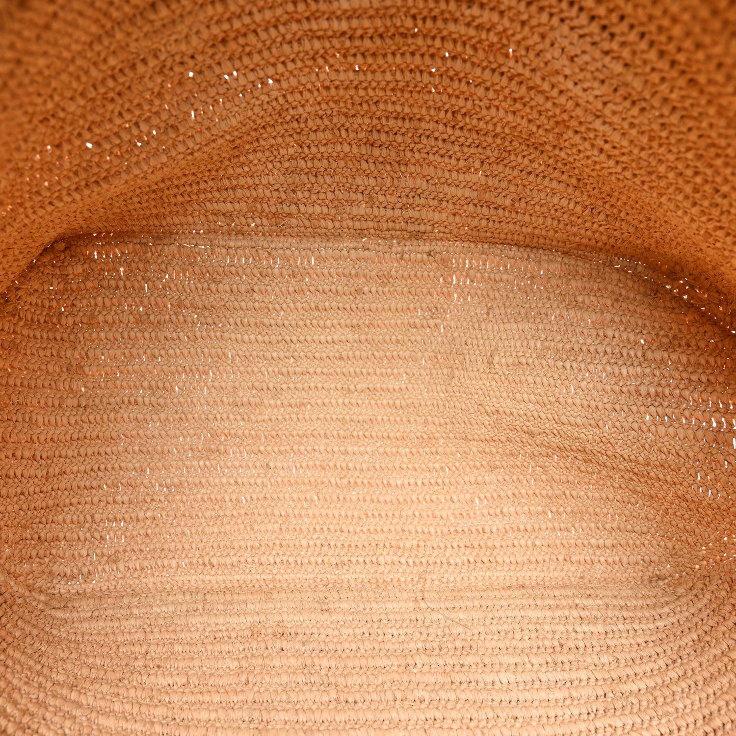 Loewe Raffia Paulas Ibiza Fold Shopper Tote Natural Tan 5 of 10