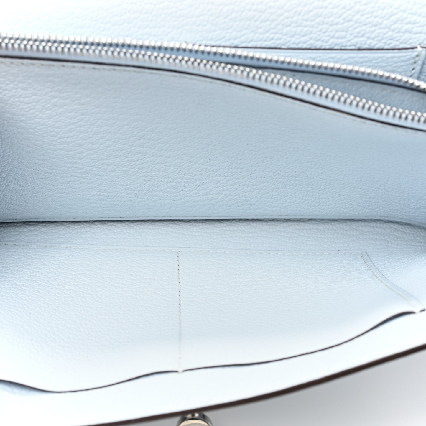 Chevre Mysore Kelly Wallet To Go Bleu Brume
