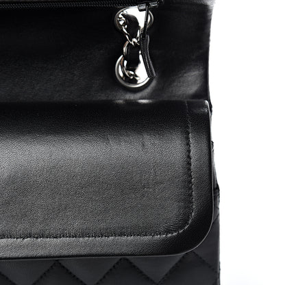 Chanel Lambskin Quilted Medium Double Flap Black 13 of 13