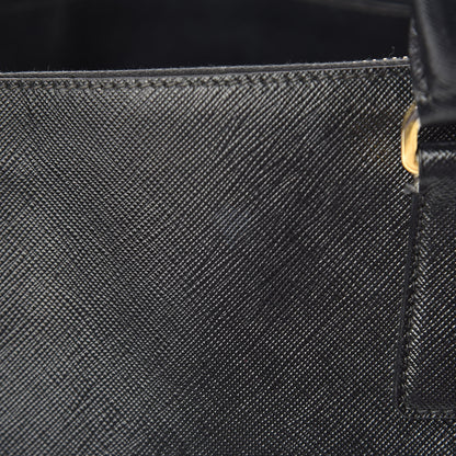Prada Saffiano Lux Extra Large Galleria Double Zip Tote Black 10 of 16