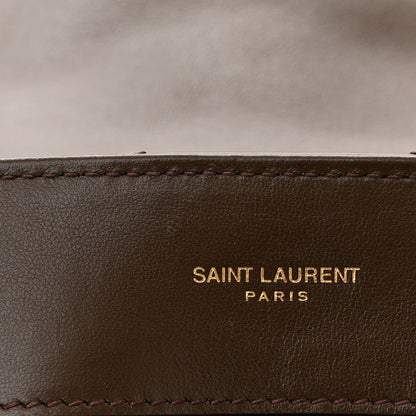 Saint Laurent Calfskin Y Quilted Monogram Medium Loulou Chain Satchel Faggio 13 of 14