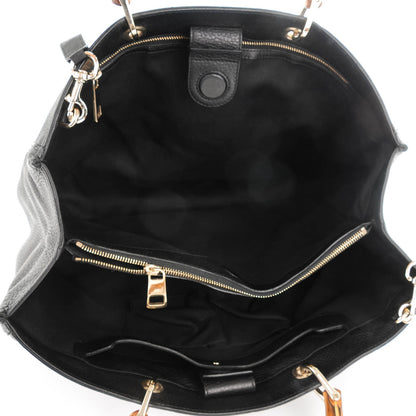 Gucci Calfskin Large Bamboo Shopper Tote Black 5 of 7