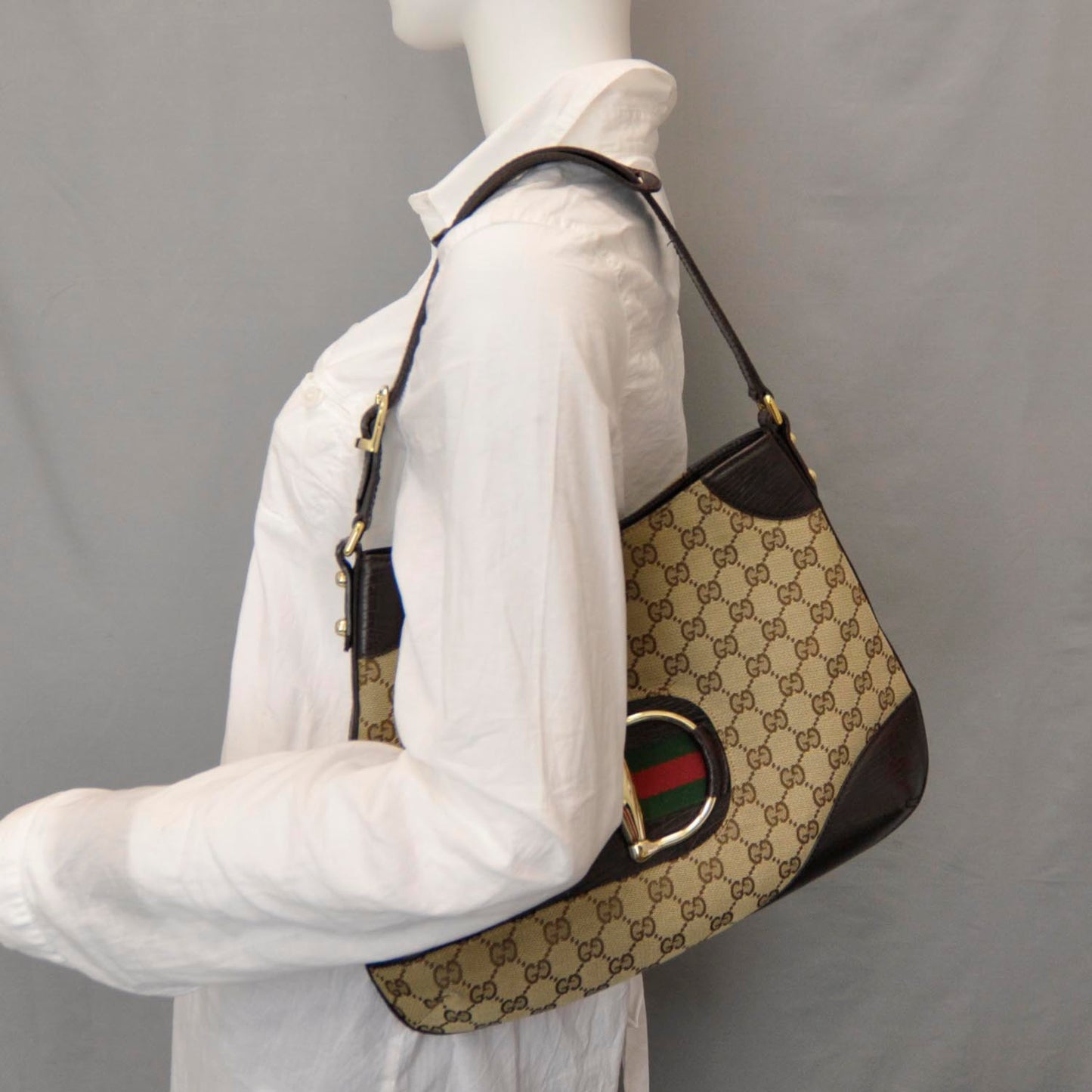 Monogram Hasler Shoulder Bag Ebony