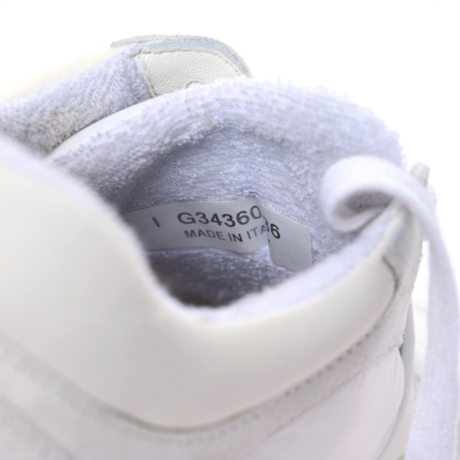 Chanel Suede Calfskin Fabric CC Sneakers 36 White 11 of 15