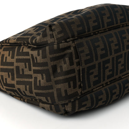 Fendi Zucca Vitello Artic Medium Shopping Tote Tobacco Castagna 8 of 9