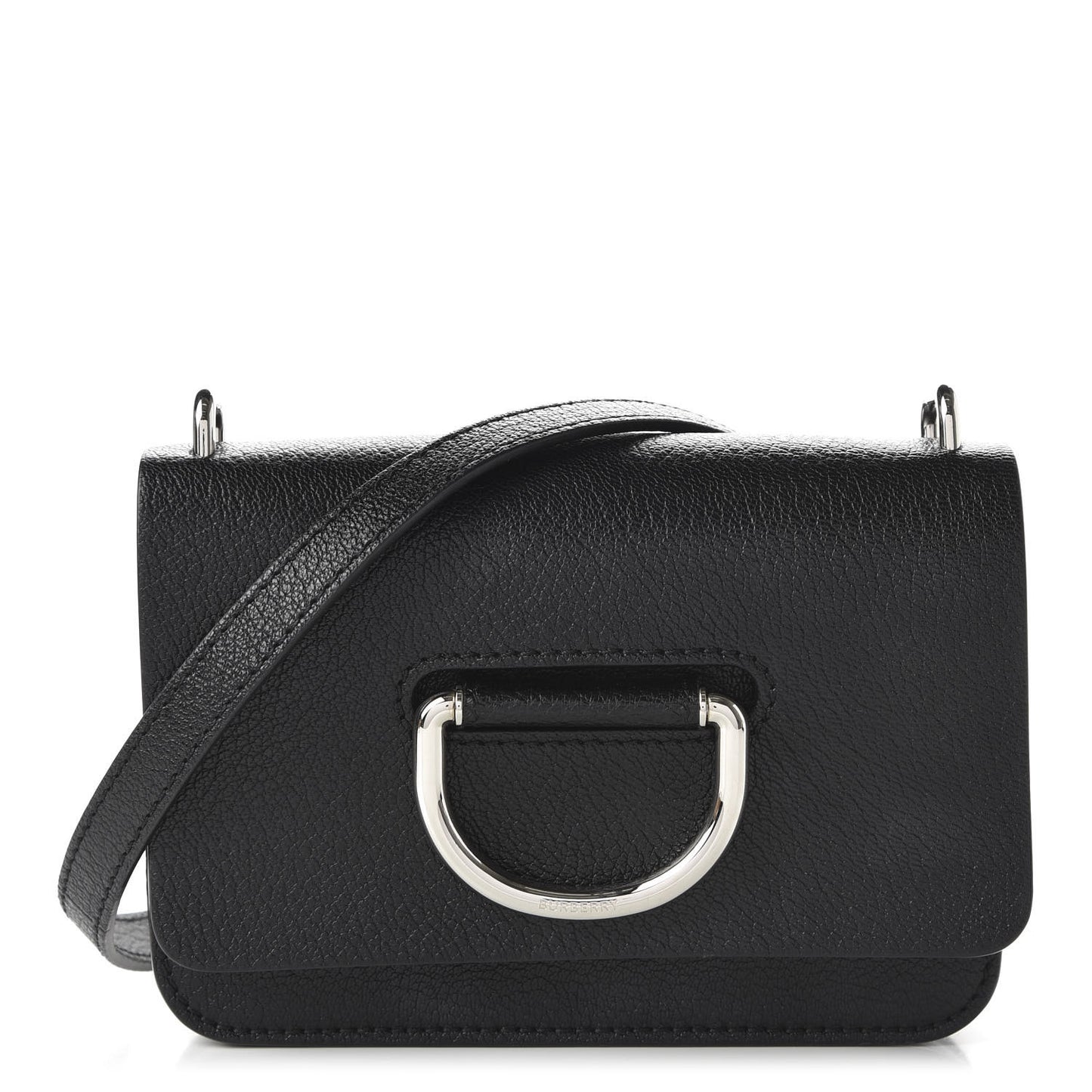 Goatskin Mini D-Ring Bag Black