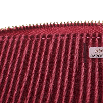 Chanel Lambskin Quilted Trendy Small Vanity Case With Chain Dark Pink 7 of 12
