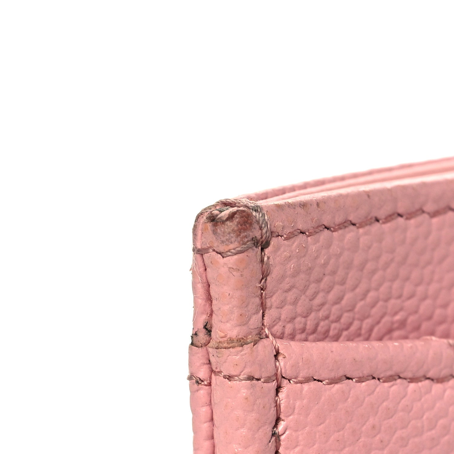 Chanel Caviar Quilted Card Holder Pink 12 of 14