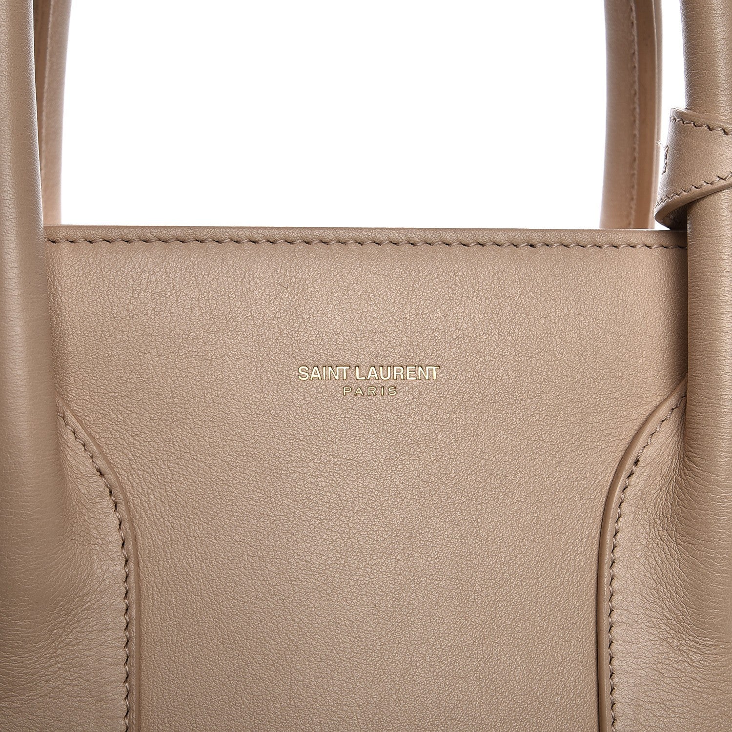 Saint Laurent Calfskin Large Sac de Jour Carryall Beige 9 of 14