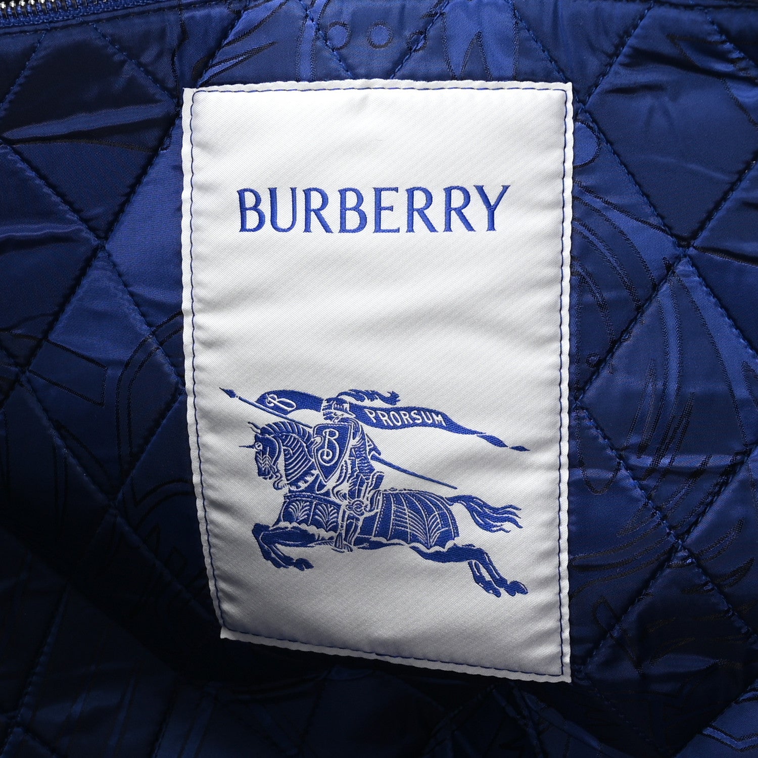 Burberry Jacquard Check Festival Tote Lichen 5 of 9