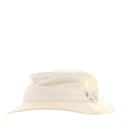 Christian Dior Nylon Crochet Oblique Hat M Ivory 1 of 8