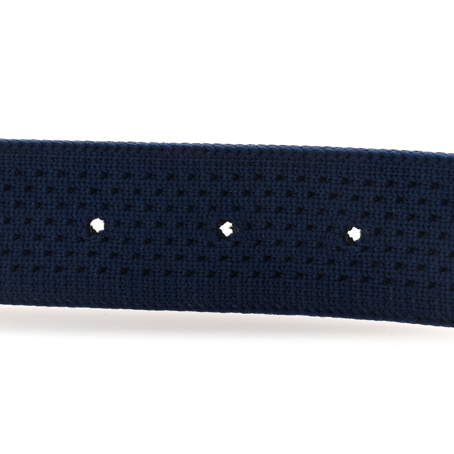 Hermes Nylon Mesh 32mm Sprint Belt Strap M Black Marine 5 of 5