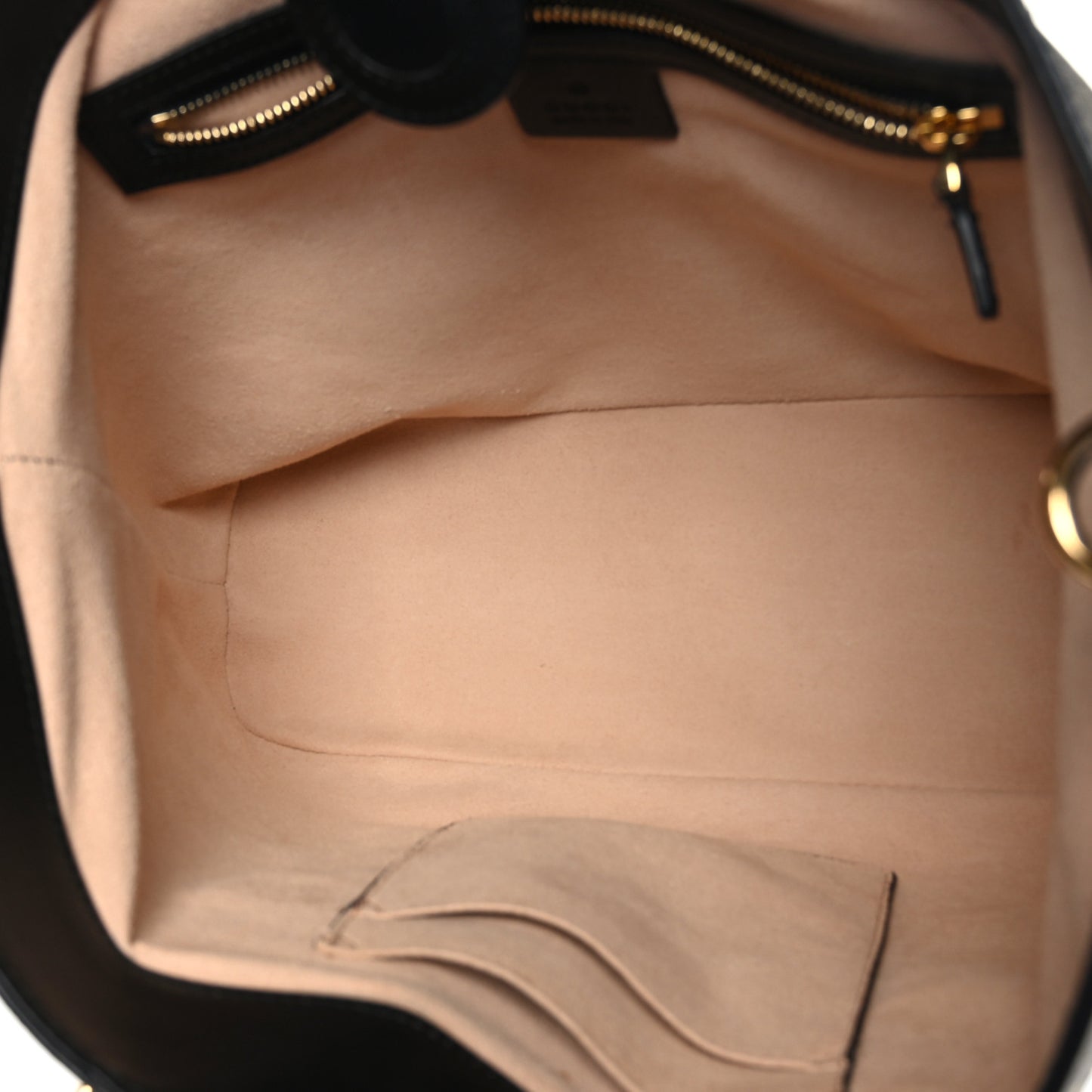 Soft GG Supreme Monogram Bees Small Crossbody Tote Beige Oro Black